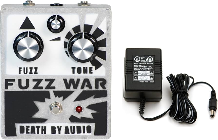 Amazon.com: Death by Audio Fuzz War Pedal w/ Power Supply