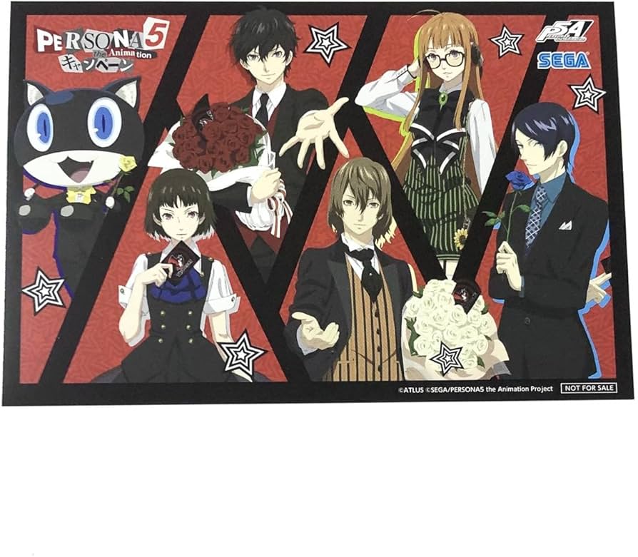 Amazon.co.jp: ペルソナ5 ザロイヤル セガ ポストカード P5R PERSONA5