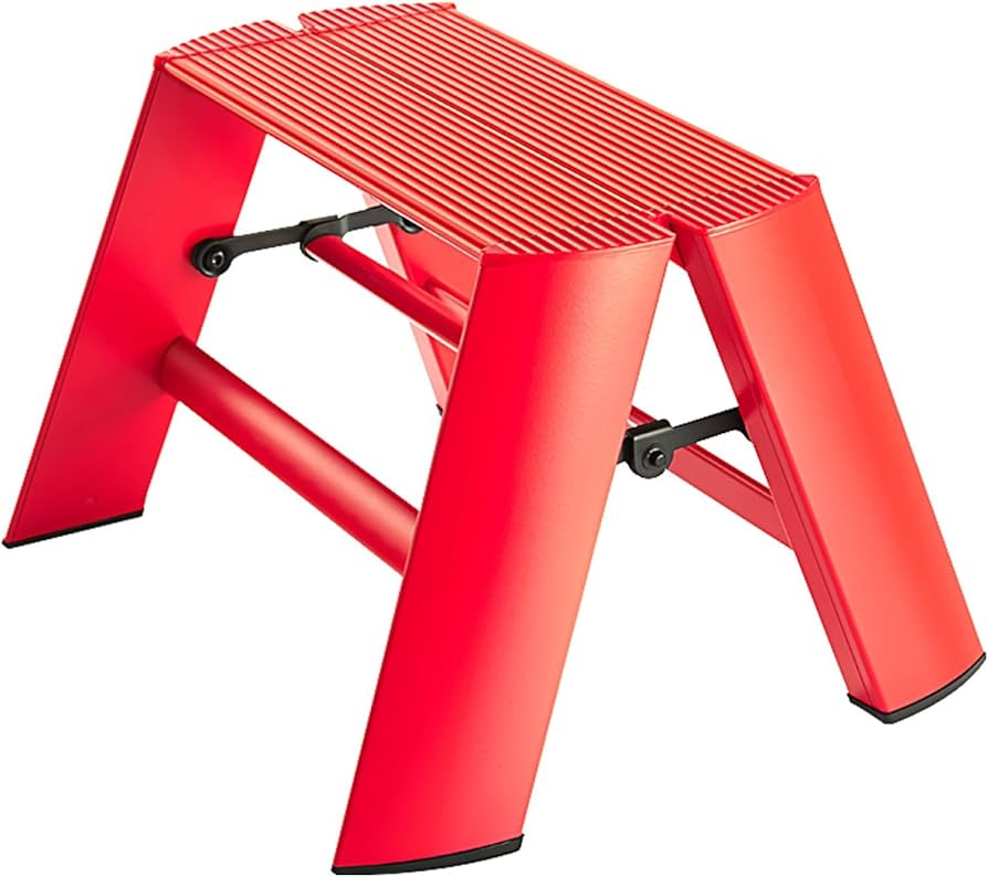 Amazon.com: Hasegawa Ladders Lucano Step Stool, 1, Red : Tools