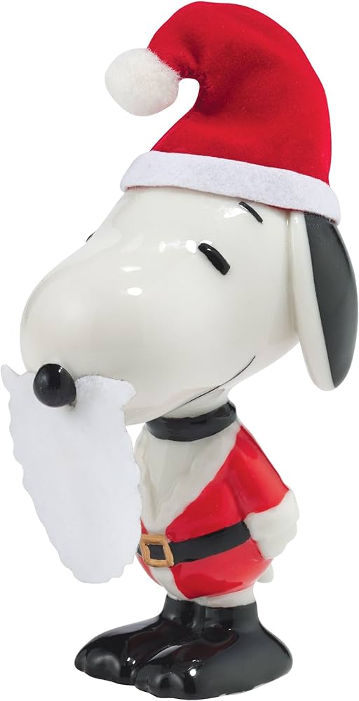 Amazon.co.jp: Department 56 PEANUTS クリスマス サンタスヌーピー