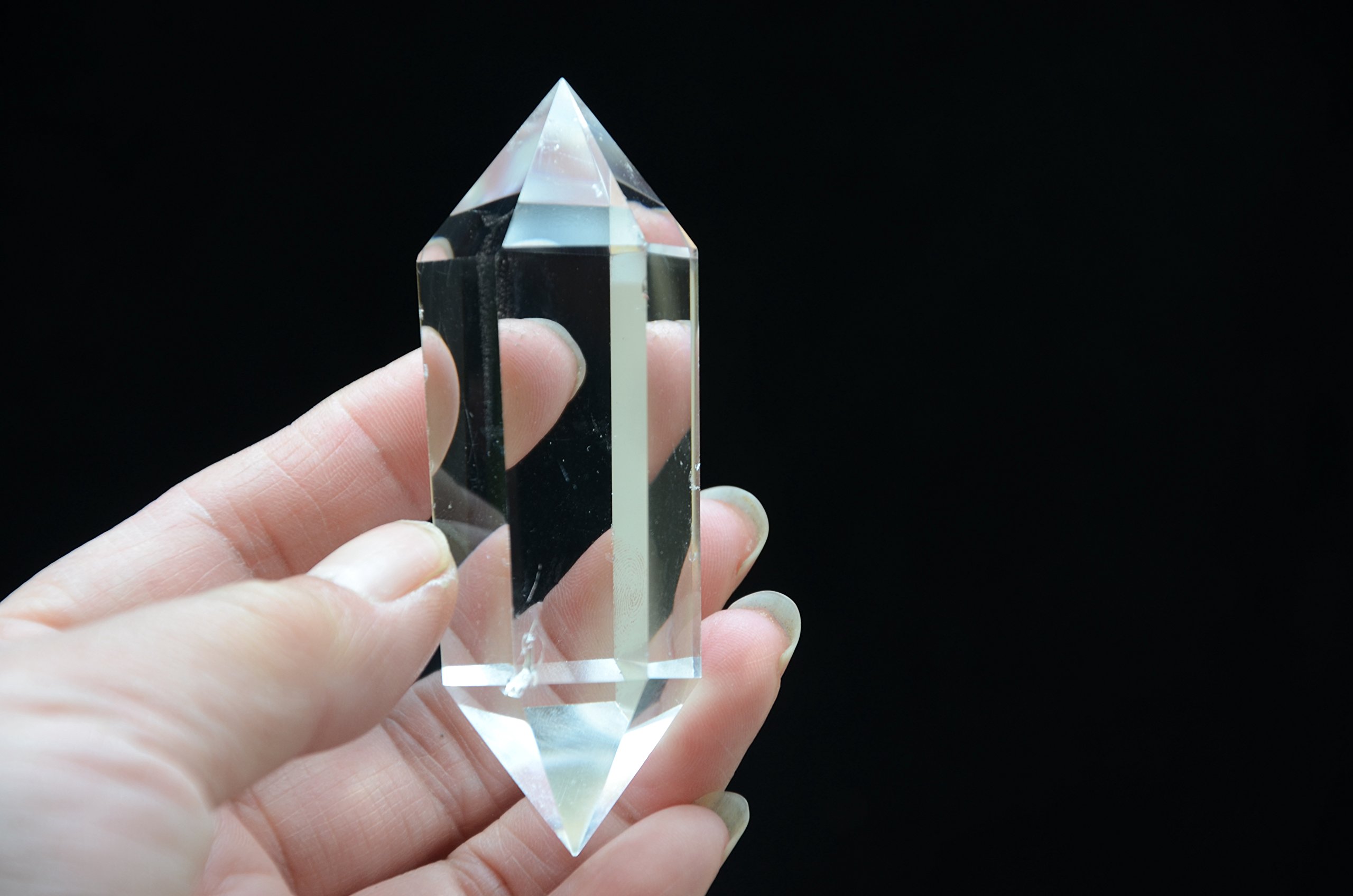 Amazon.co.jp: 天然水晶の原石 2 個セット 天然高地水 クリア