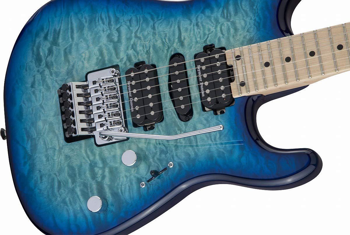 Amazon.com: Charvel MJ San Dimas Style 1 HSH FR M QM Electric