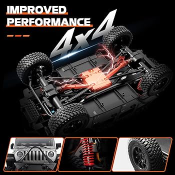 Amazon.com: MN-128 RC Rock Crawler, 1:12 Scale RC 4WD RC Climbing