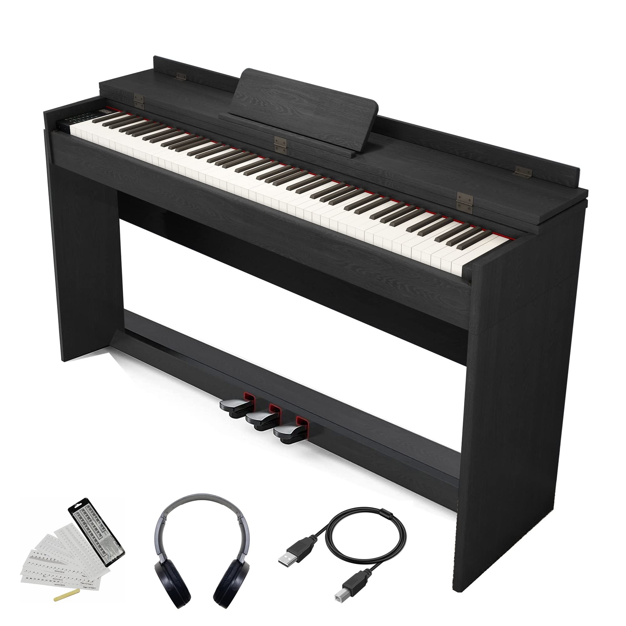 Amazon | Longeye 電子ピアノ 88鍵盤 【ハンマーアクション鍵盤
