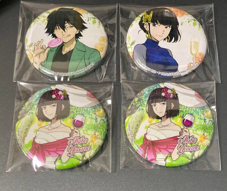 Amazon.co.jp: 文豪ストレイドッグス 文スト 缶バッジ 与謝野晶子