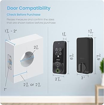 Lockly Visage Zeno Series Smart Lock, Facial Recognition
