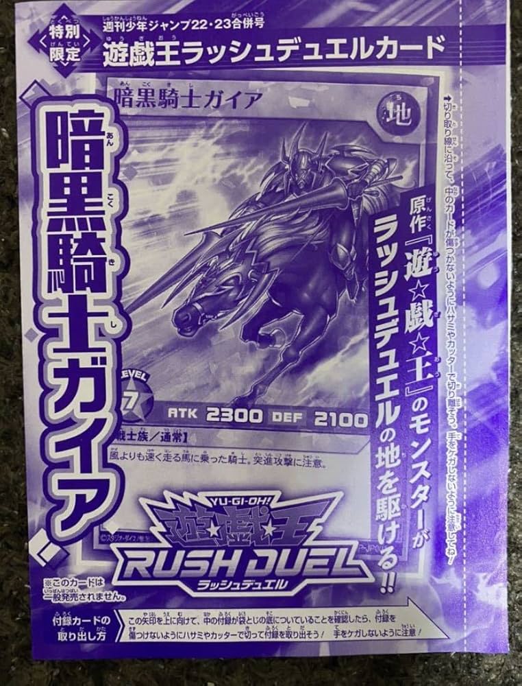 Amazon.co.jp: 遊戯王 ラッシュデュエルカード 暗黒騎士ガイア