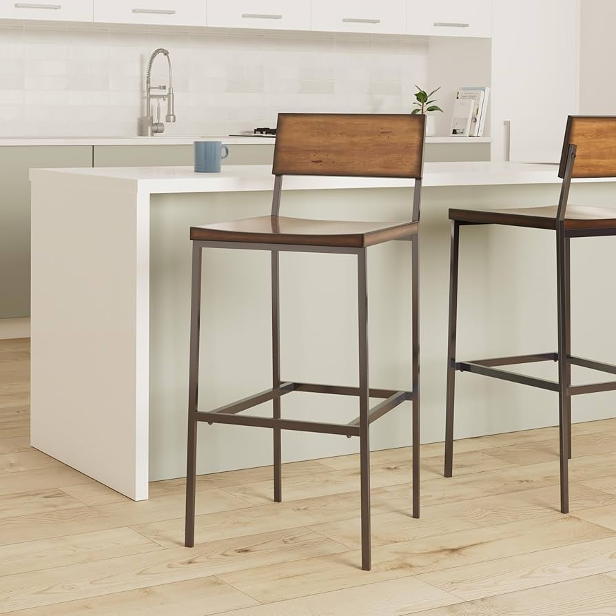 Amazon｜Progressive Furniture Sawyer 木製/金属製バースツール