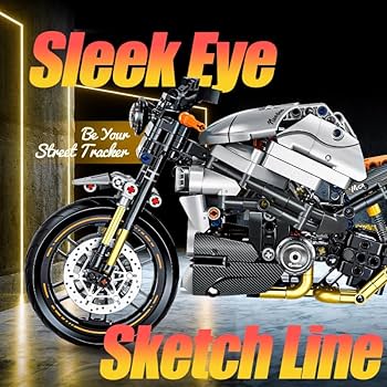 Amazon.com: MJDDJA 1:8 Motorcycle Building Set for Adults