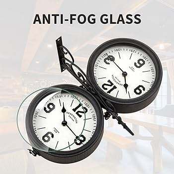 Amazon.co.jp: TOHOOYO ダブルフェイスクロック アイアン ロンドン時計