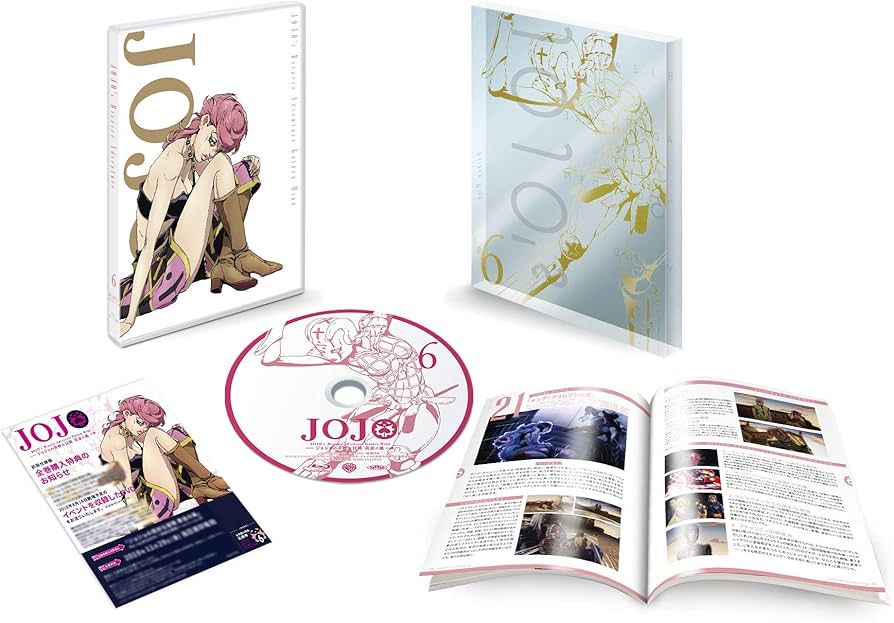 Amazon.co.jp: ジョジョの奇妙な冒険 黄金の風 Vol.6 (21~24話/初回