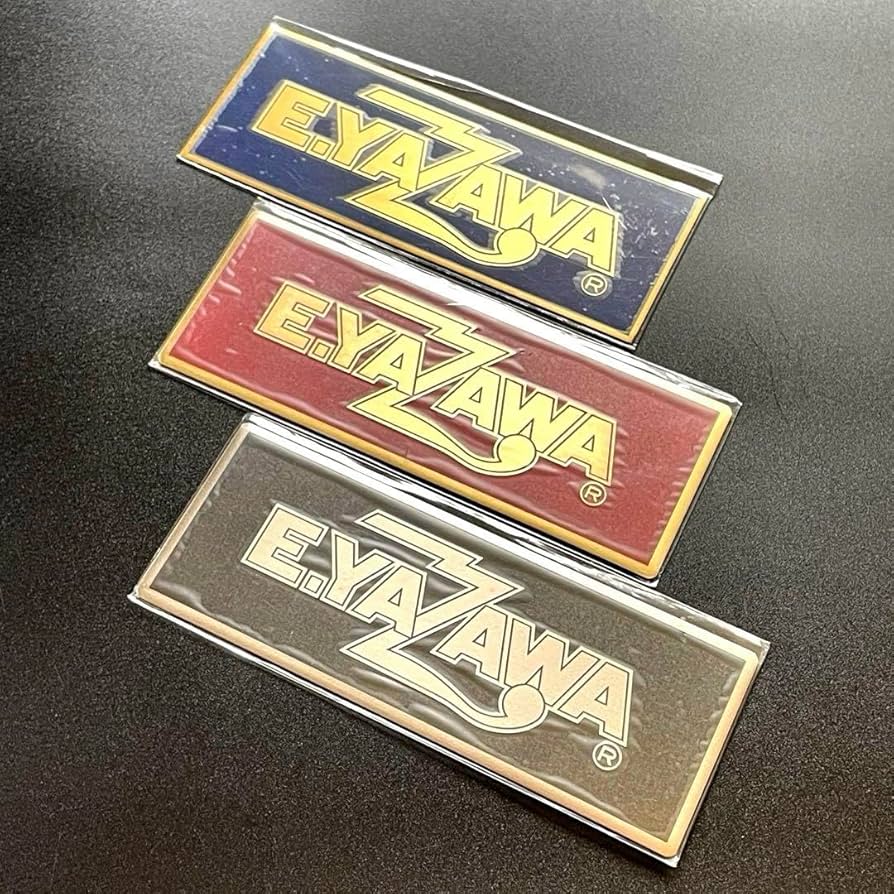 Amazon.co.jp: 矢沢永吉 プレートステッカー ロゴ 3枚セット : おもちゃ