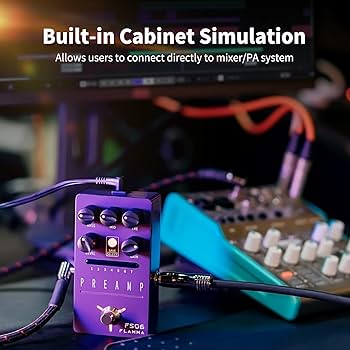 Amazon | FLAMMA FS06 デジタル プリアンプ ペダル 内蔵 キャビネット