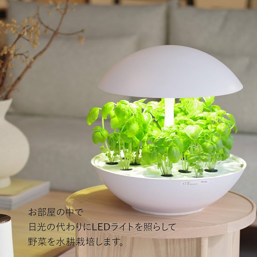 Amazon｜オリンピア照明 MotoM モトム 水耕栽培キット 植物育成ライト