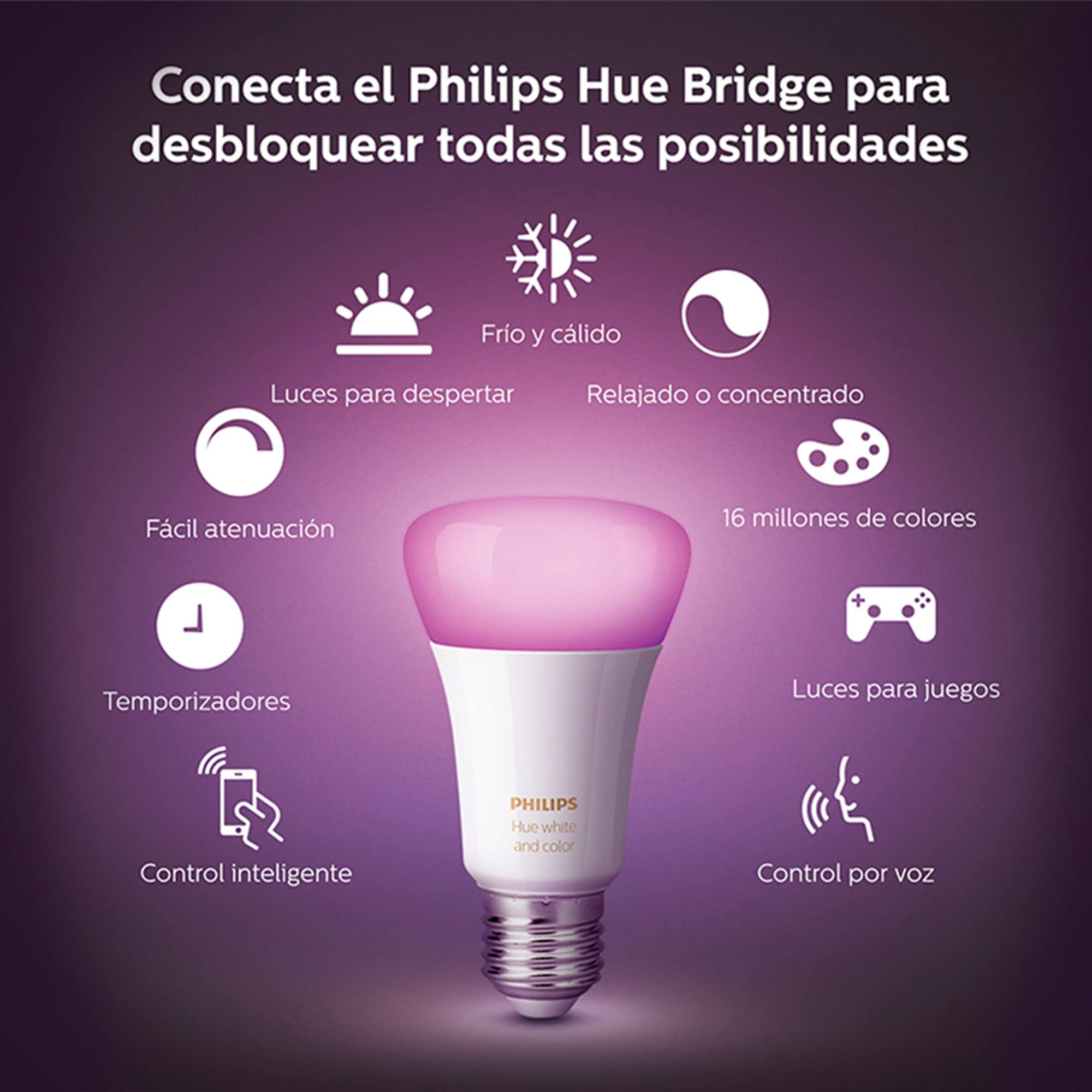 Philips - Hue White & Color Ambiance LED Starter Kit - 3