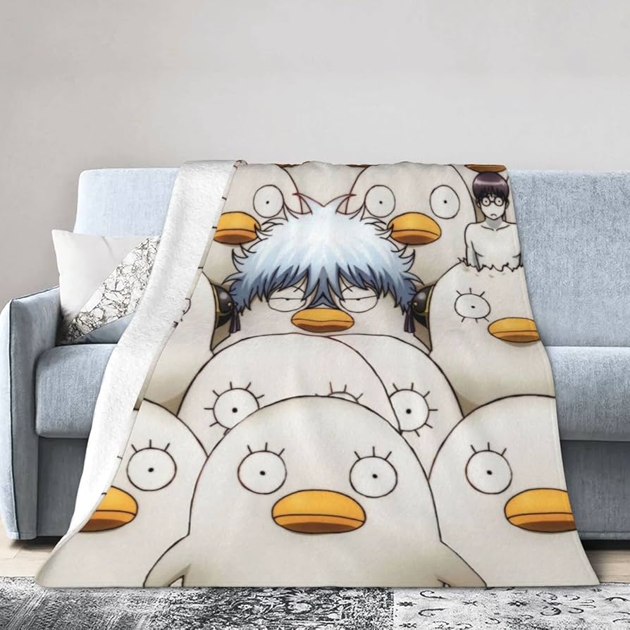 Amazon｜銀魂 エリザベス2 おしゃれ フリース生地 毛布 フランネル