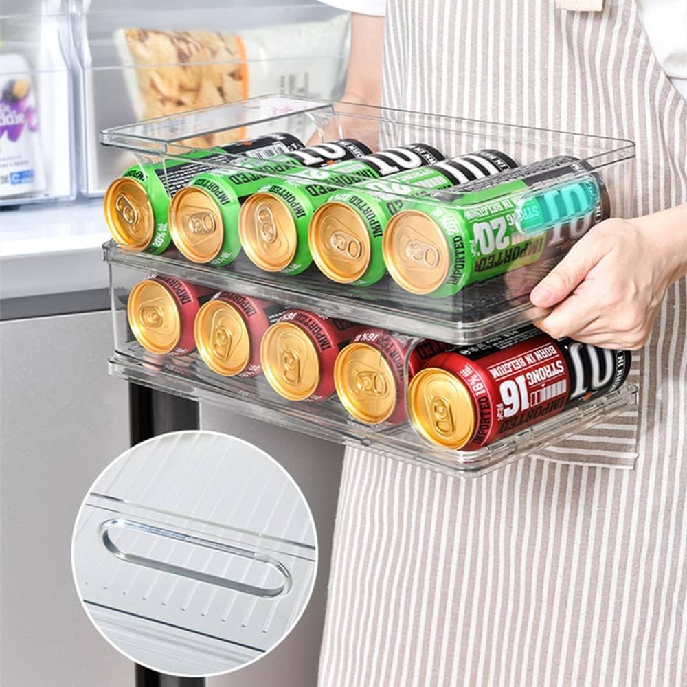 Amazon｜缶収納ラック 缶ストッカー 冷蔵庫 缶ビール ホルダー