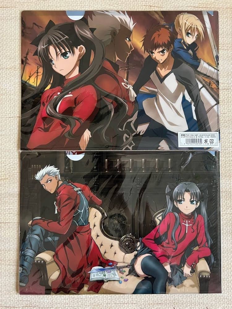 Amazon.co.jp: Fate staynight ubw クリアファイル 遠坂凛 アーチャー