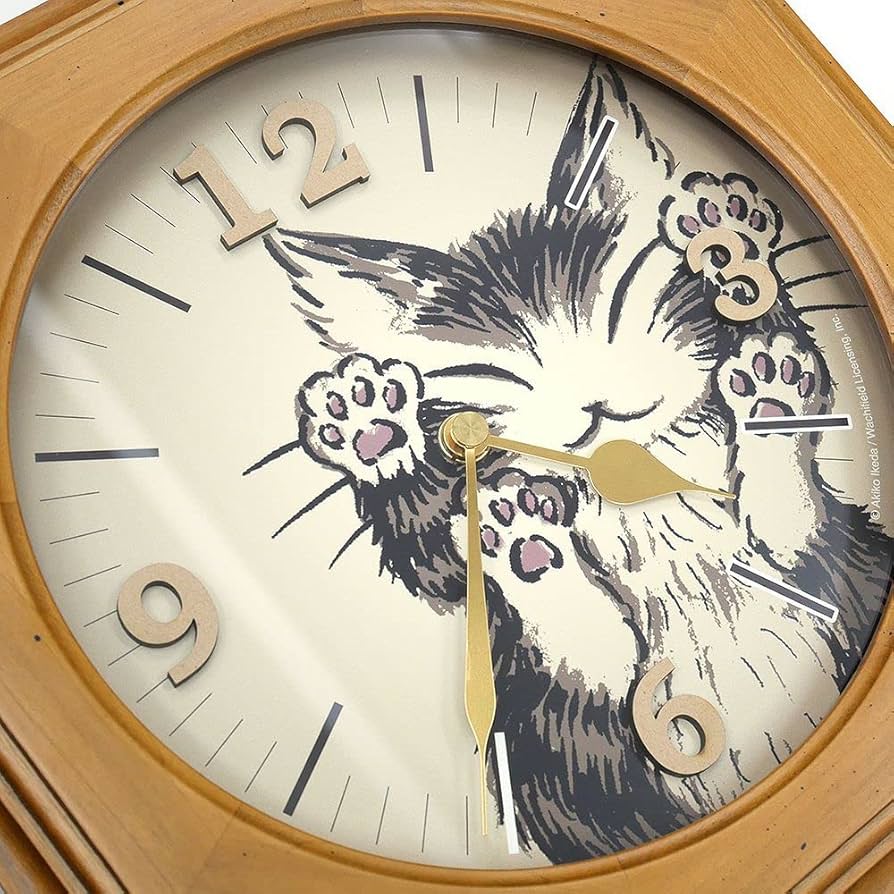 Amazon.co.jp: [わちふぃーるど] ダヤン にゃんキューテイル振子時計