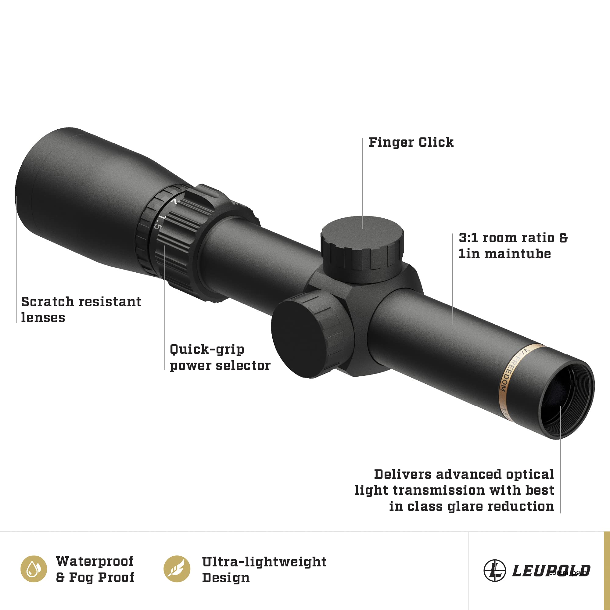 Amazon.co.jp: 正規輸入品 Leupold リューポルド VX-FREEDOM 1.5