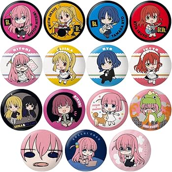 Amazon.co.jp: CAN BADGE COLLECTION ぼっち・ざ・ろっく！ 14個入り