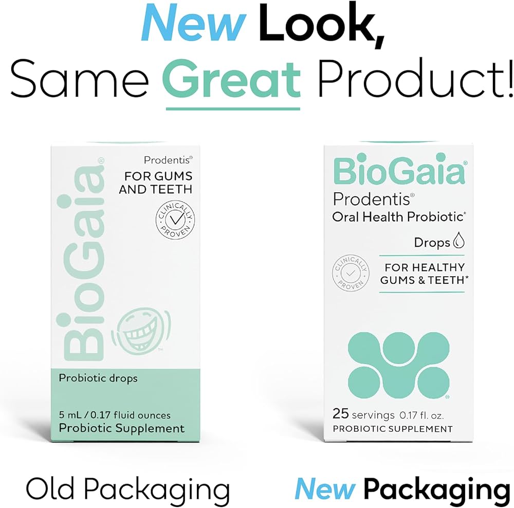 Amazon.com: BioGaia Prodentis | 牙科益生菌滴劑| 促進健康的牙齦和
