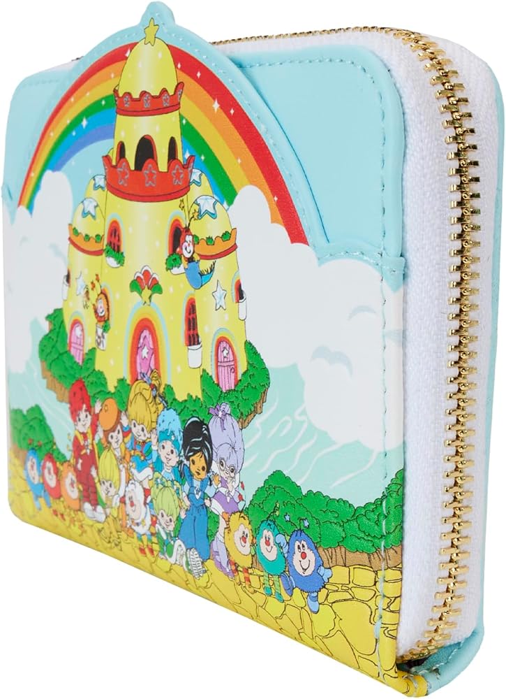 Amazon.com: Loungefly Rainbow Brite Color Castle Zip Around Wallet