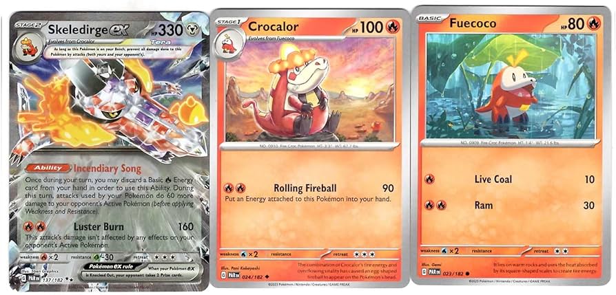 Amazon.com: Skeledirge ex - 137/182 - Paradox Rift - Tera Double