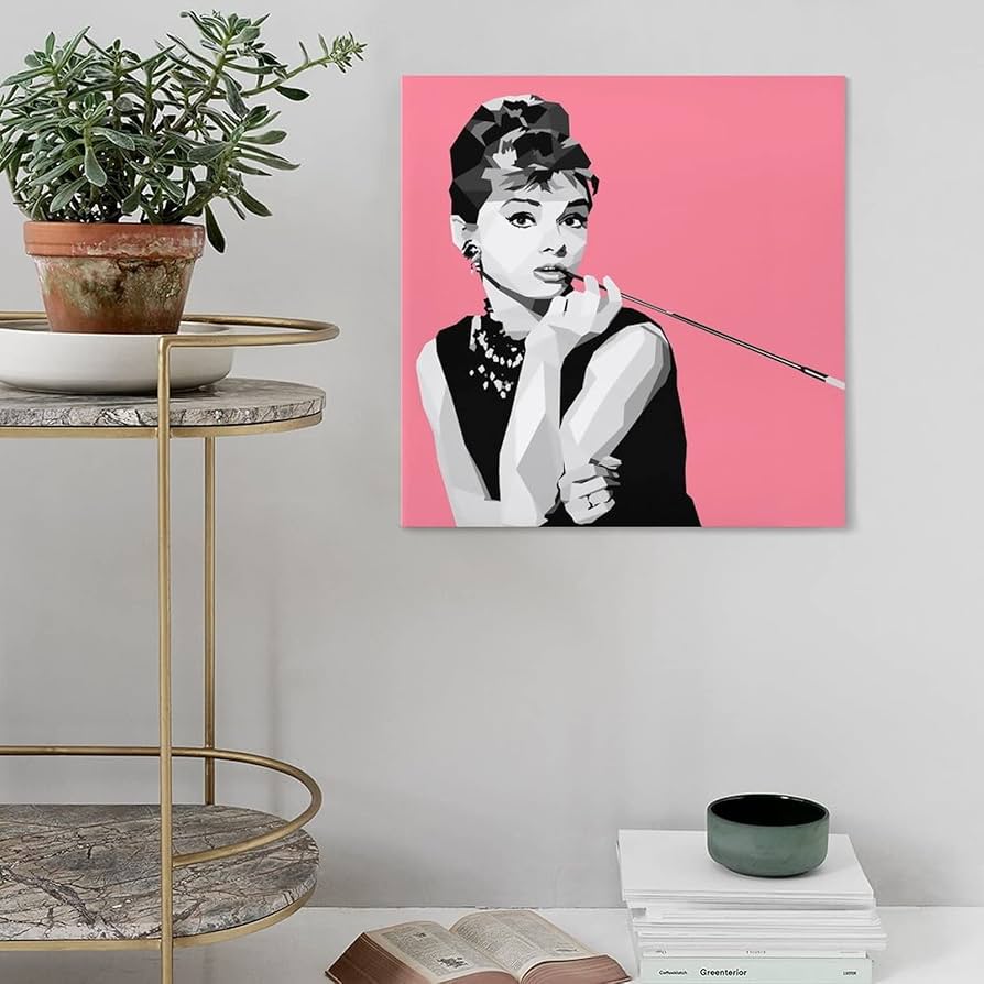 Amazon.co.jp: ポスター アートパネル オードリー・ヘップバーン