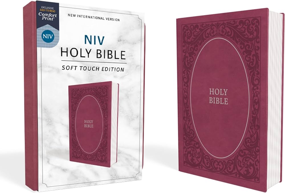 NIV, Holy Bible, Soft Touch Edition, Leathersoft, Pink, Comfort