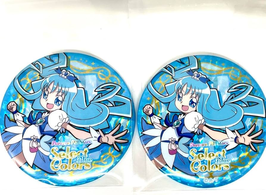 Amazon.co.jp: プリティストア Select Colors 缶バッジ キュアマリン