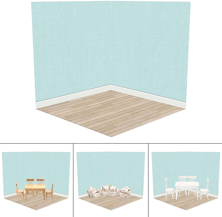 Amazon.co.jp: 1:12 ドールハウス ディスプレイボード ドールハウス