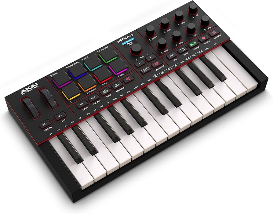 Amazon.co.jp: Akai Professional MPK Mini IV USB-C MIDIキーボード
