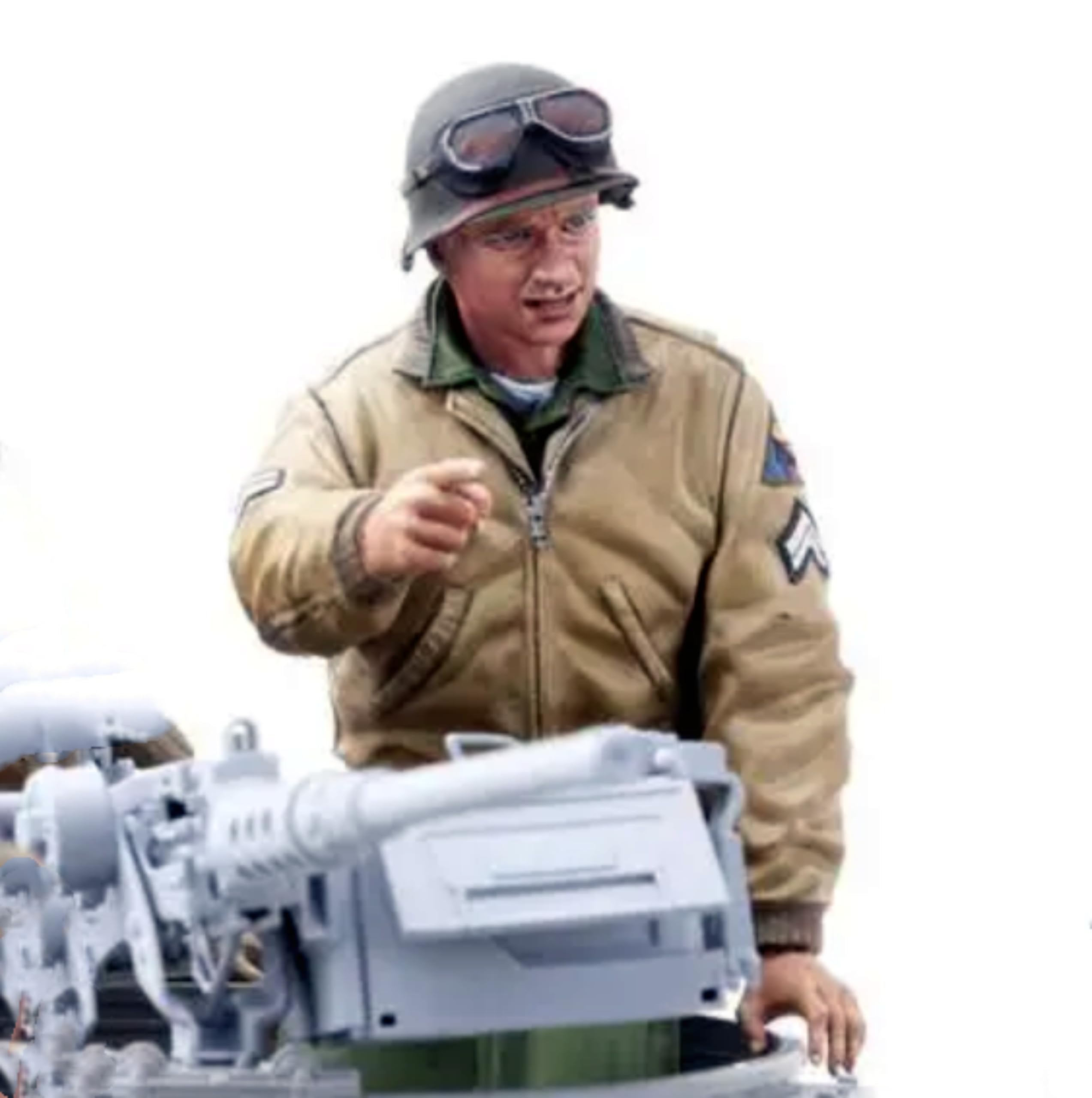 Amazon | 1/16 WWII アメリカ軍 戦車兵 レジン製モデルキット 未塗装