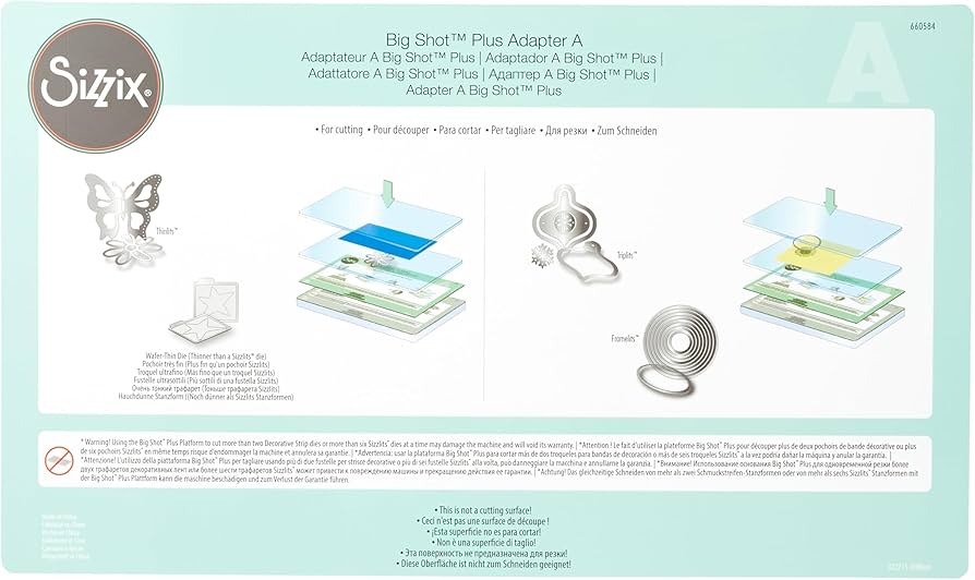 Amazon.com: Sizzix Big Shot Plus Standard Adapter Pad A 660584