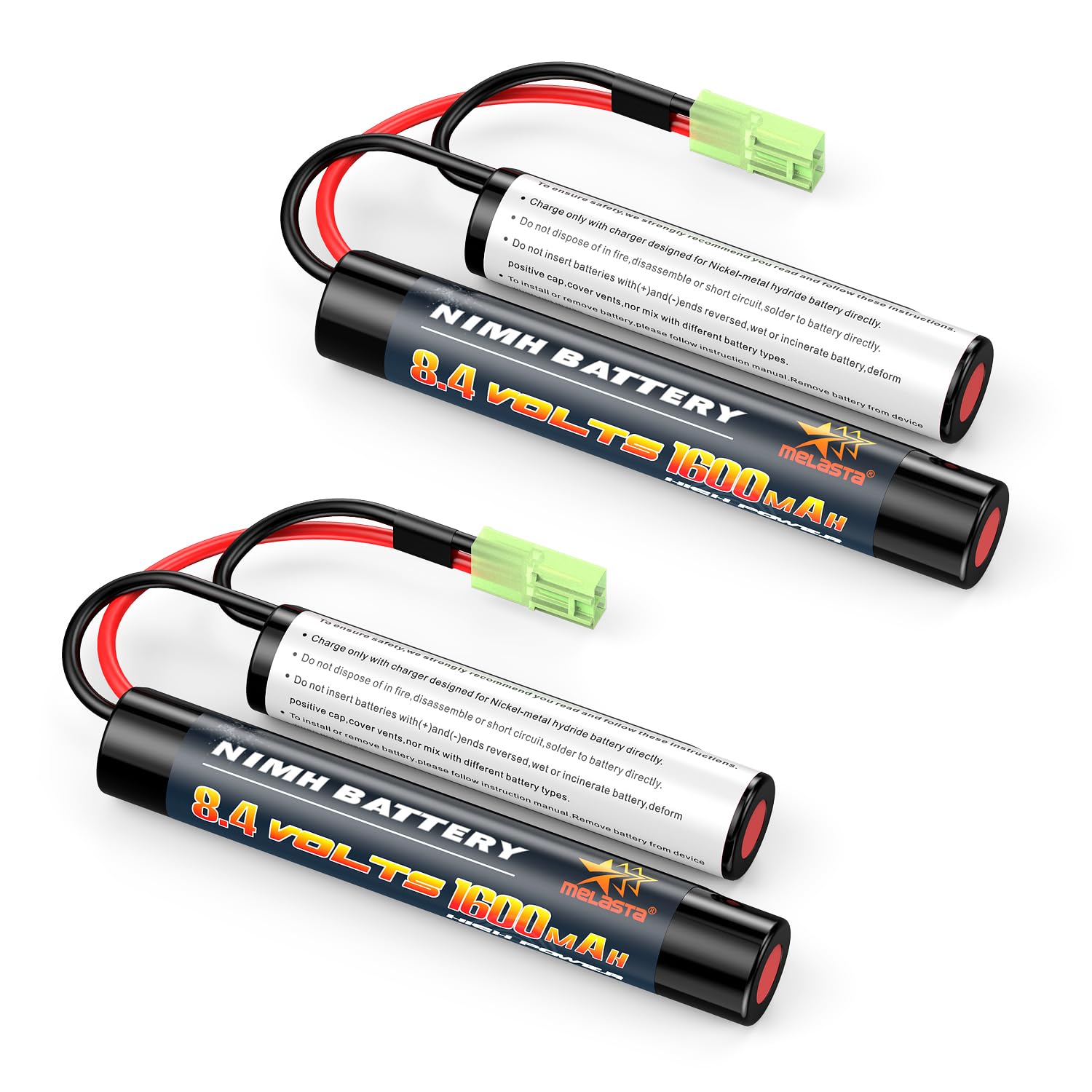 Amazon.co.jp: Melasta 2個セット 8.4v ニッケル水素バッテリー