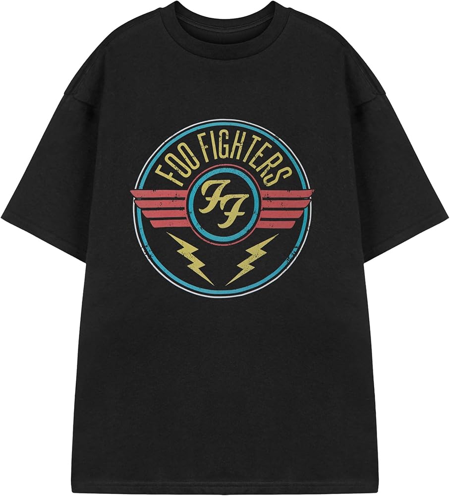 Foo Fighters Mens T-Shirt | Lightning Black Short Sleeved