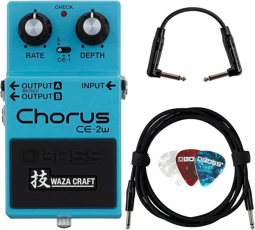 Amazon.com: Boss CE-2W Waza Craft Chorus Bundle with Gearlux
