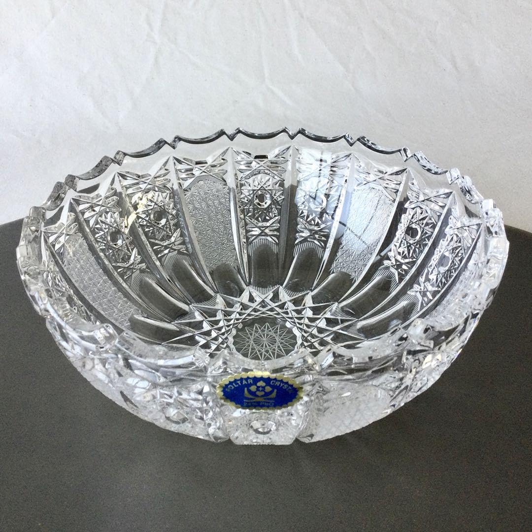 Amazon.co.jp: POLTAR CRYSTAL ボウル ボヘミアングラス クリスタル 盛