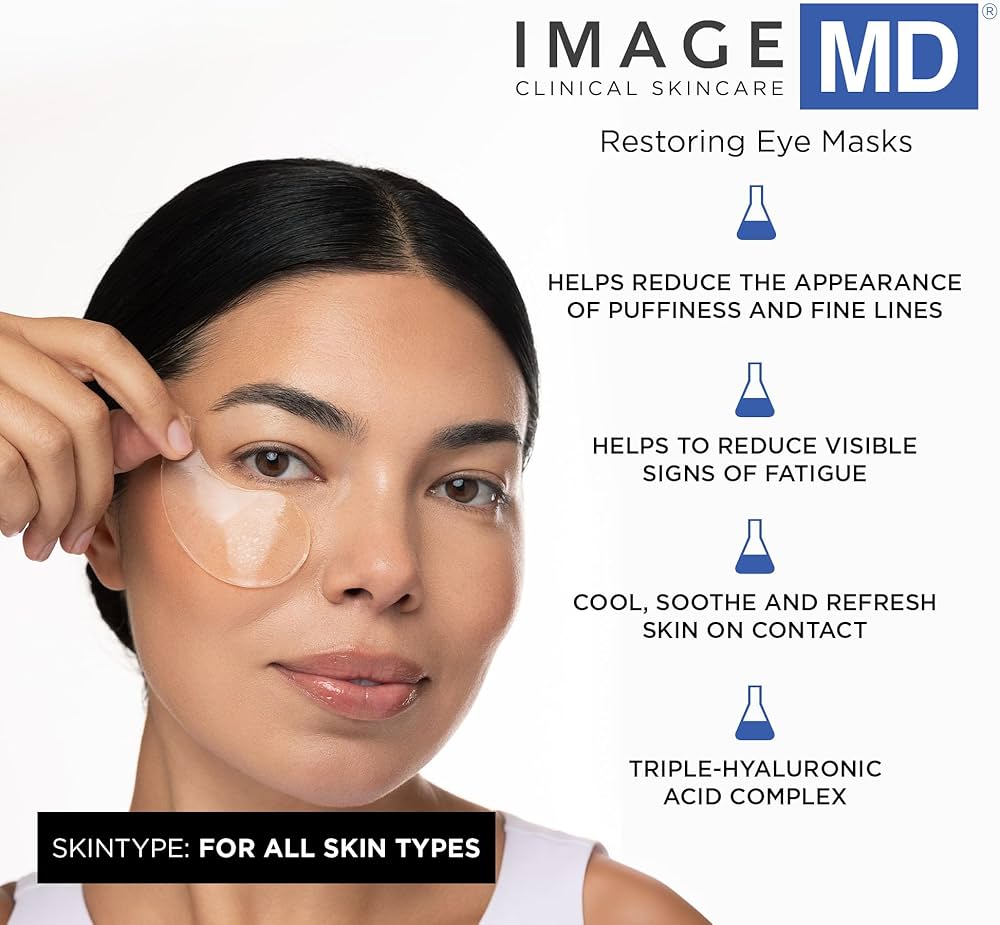 Amazon.com: IMAGE Skincare, IMAGE MD Restoring Eye Masks, Made
