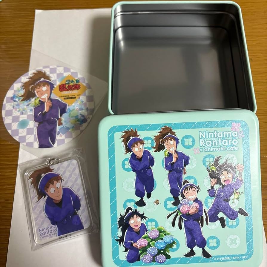 Amazon.co.jp: 忍たま乱太郎 アニメイトカフェ 梅雨の クッキー缶 : ホビー