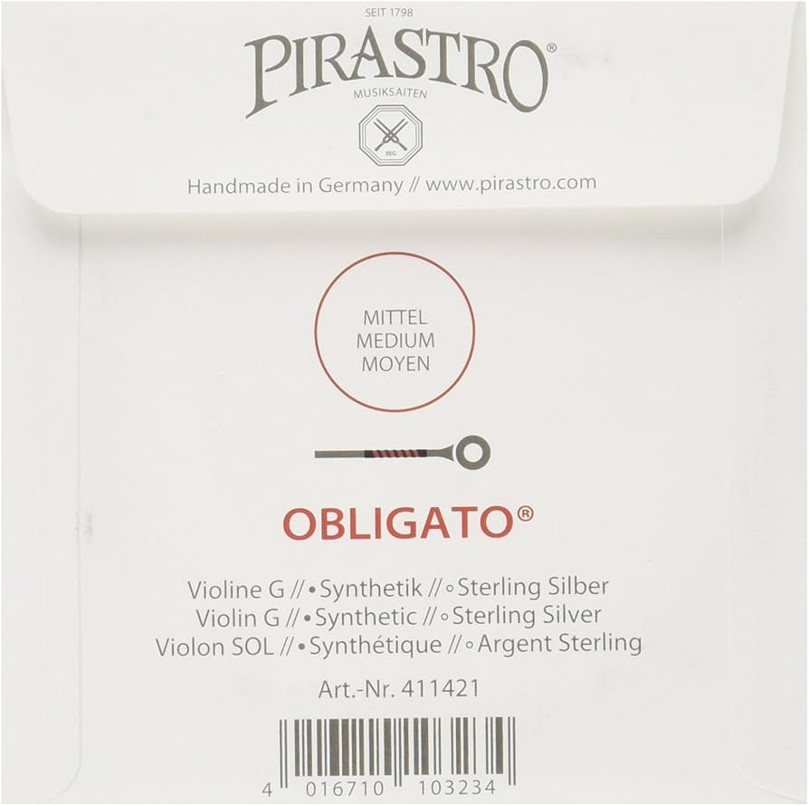 Amazon.co.jp: オブリガート OBLIGATOバイオリン弦(4/4)セット E線