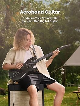 Amazon.com: AeroBand Guitar Smart Guitar With Silicone Strings