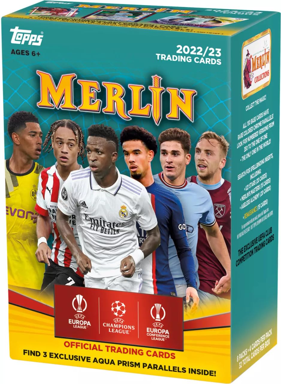 Amazon.com: 2022-2023 Topps Merlin Chrome UEFA Champions Soccer