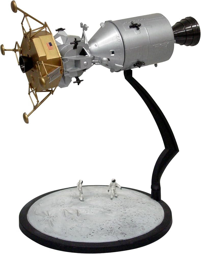 Amazon | 青島文化教材社 スペースシップ No.01 アポロ 司令船+月着陸