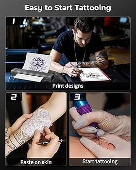 Amazon.com: Itari M08F Wireless Tattoo Stencil-Printer - Tattoo