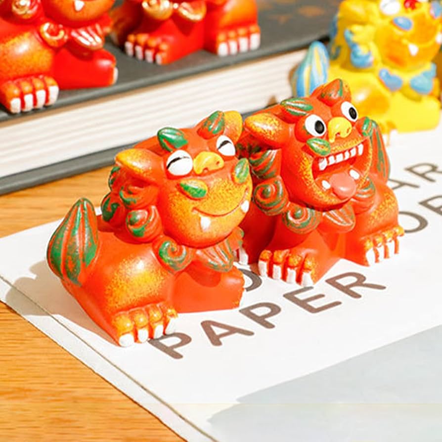 Amazon.co.jp: OBOROZUKI シーサー 置物 オブジェ インテリア 雑貨