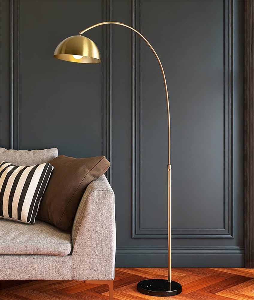 Amazon.co.jp : リモコン付きアーチフロアランプ - 調光可能なフロア