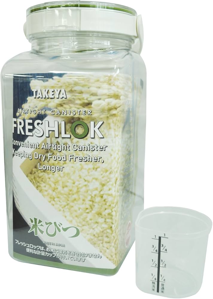 Amazon｜フレッシュロック 米びつ 3kg 4L 乾物など他食品保存にも便利