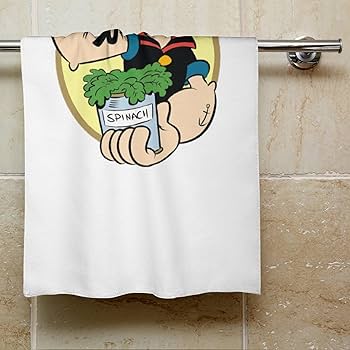 Amazon｜大力水手ポパイ ポパイ タオル フェイスタオル ビッグ